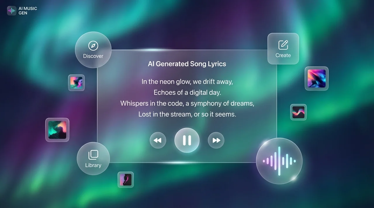 AI Music Generator Interface