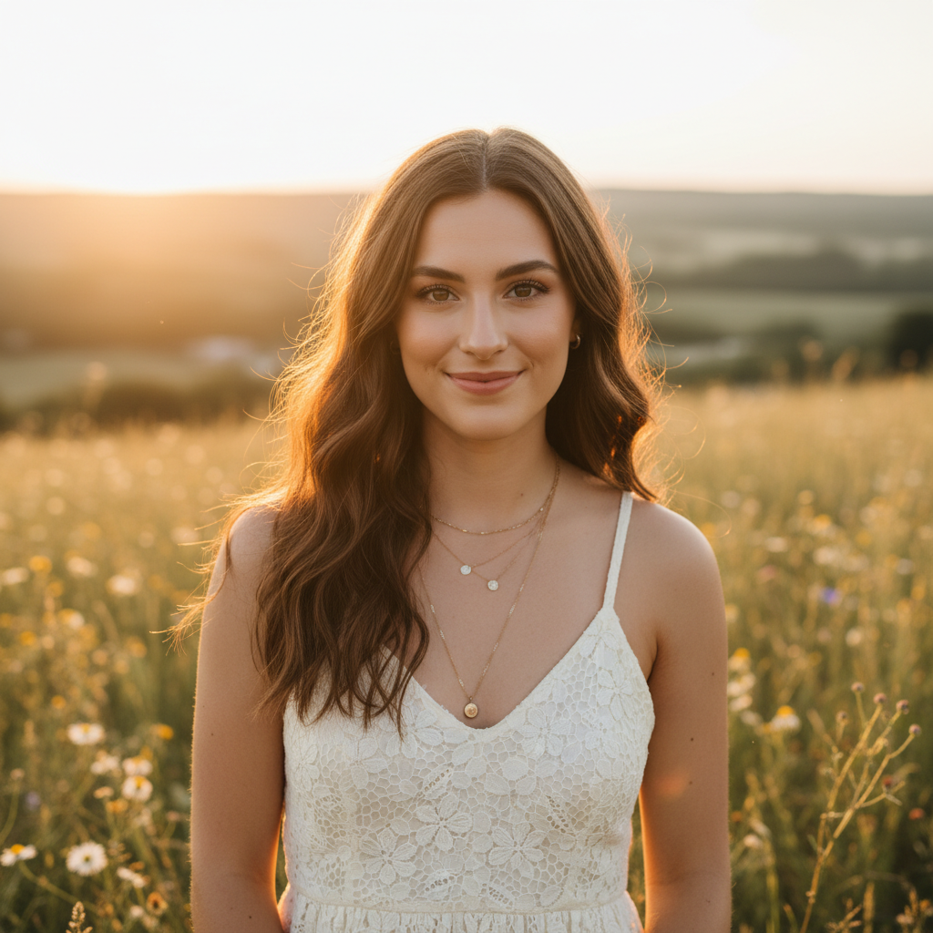 generate a young beatiful girl